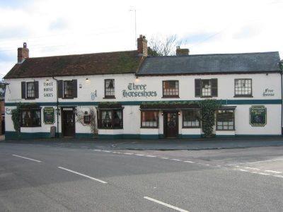 The Three Horseshoes Drayton Parslow Eksteriør billede